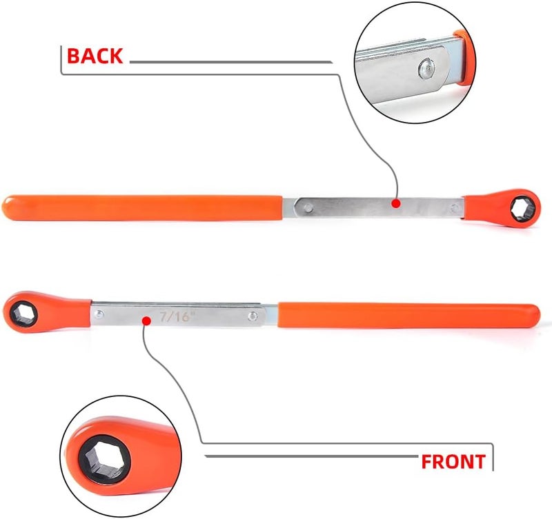 BARTOO Slack Adjuster Wrench 7/16" Automatic Slack Adjusting Wrench - Image 5